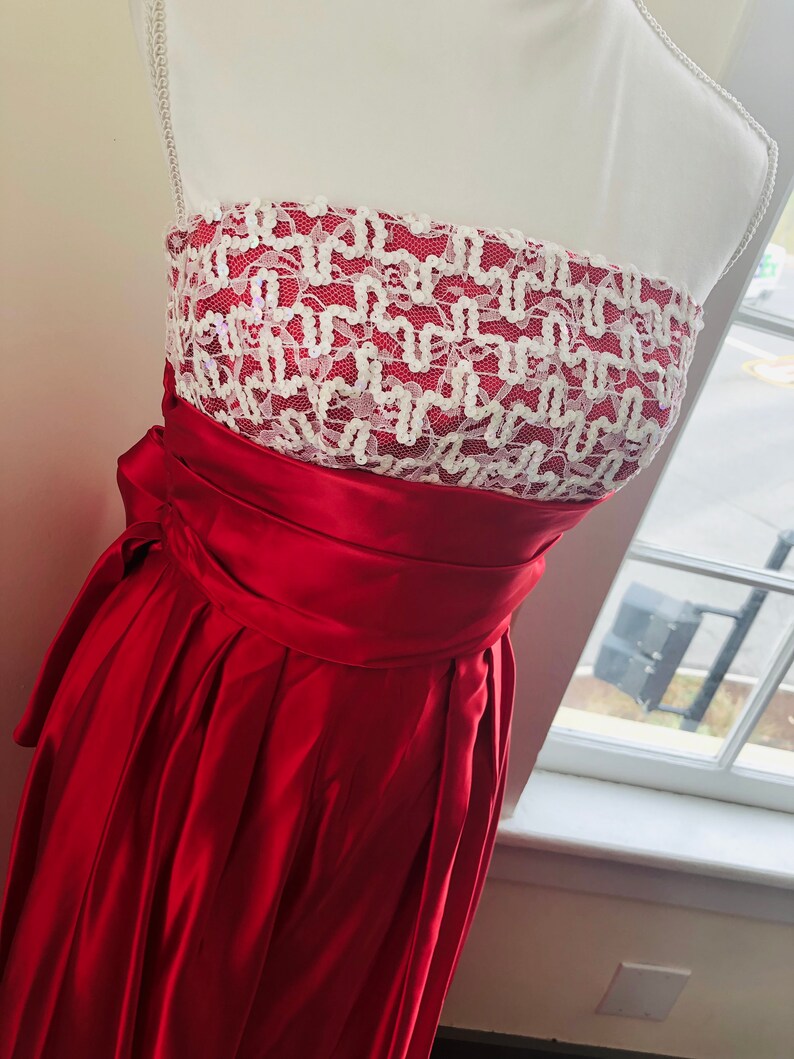Vintage 1970s Sequin Formal Dress Vintage 1970s Union Made Prom or Holiday Formal Dress Vintage Size 5