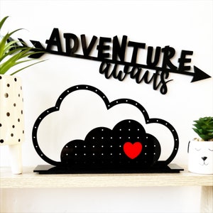 Word Decor, Quirky Wall Art, Adventure Awaits, Adventure themed. immagine 4