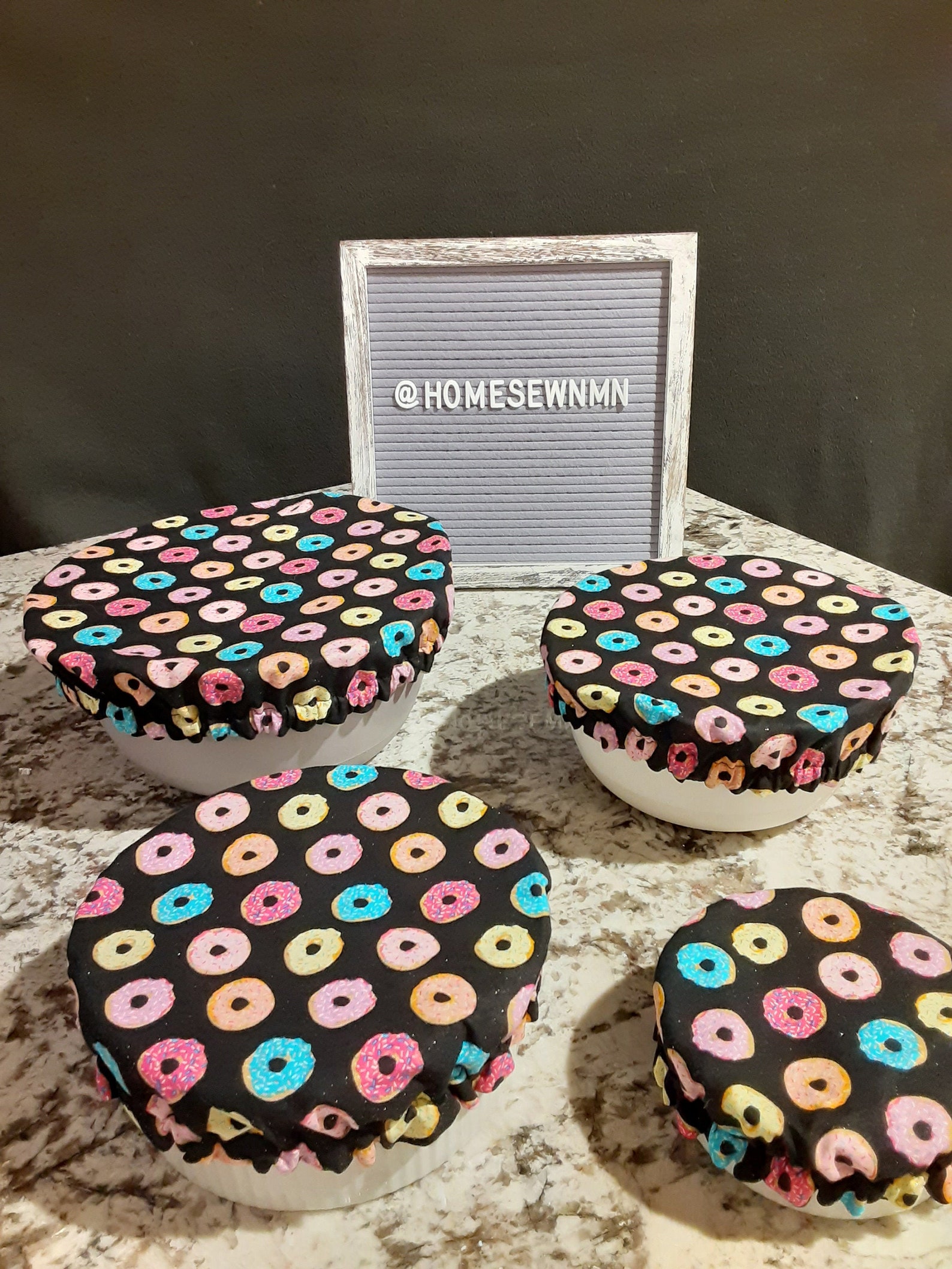 Reusable container covers set of 4 Etsy