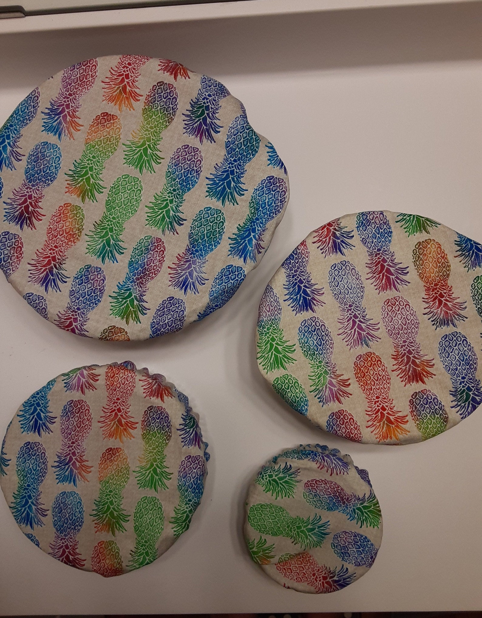 Reusable container covers set of 4 Etsy