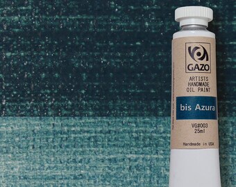 biz Azura pintura al óleo Genuino