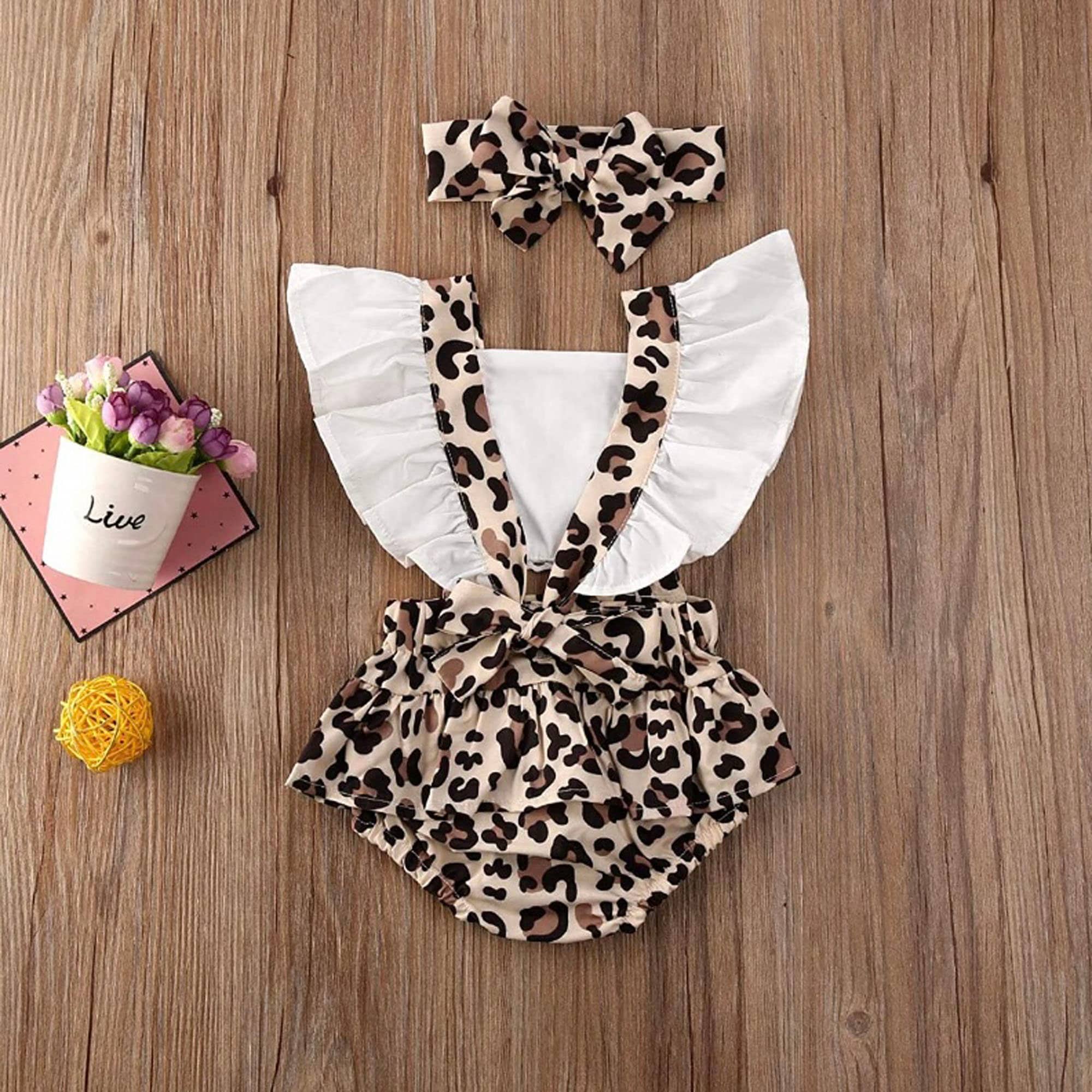 Baby Girl Leopard Animal Print Clothes Personalized Wild One - Etsy