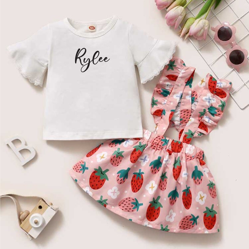 Baby Girl Berry First Birthday Outfit Personalized Strawberry - Etsy