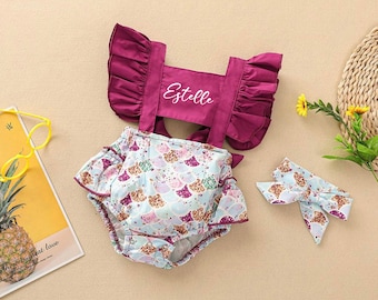 Vestiti da sirena per bambina, regalo per baby shower estivo, vestito per servizio fotografico per bambini sirenetta, regalo personalizzato, pagliaccetto di compleanno per bambini