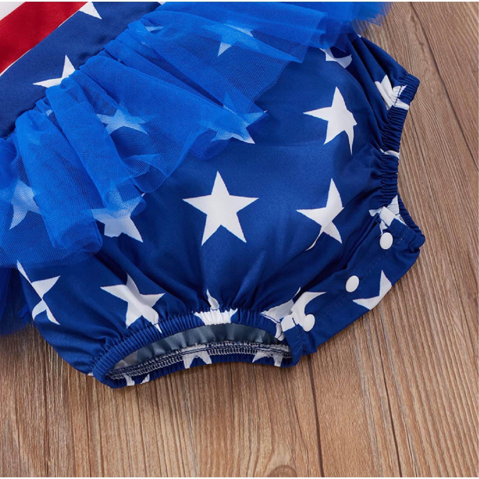 Baby Girl 4th of July Star Stripes Outfit Personalized Etsy