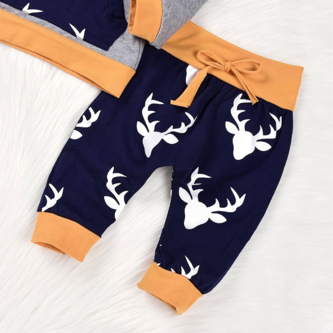 Baby Boy Fall Sweater Clothes Set Personalized Christmas Etsy