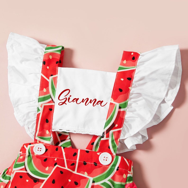 Baby Girl Watermelon Outfit One in a Melon Etsy