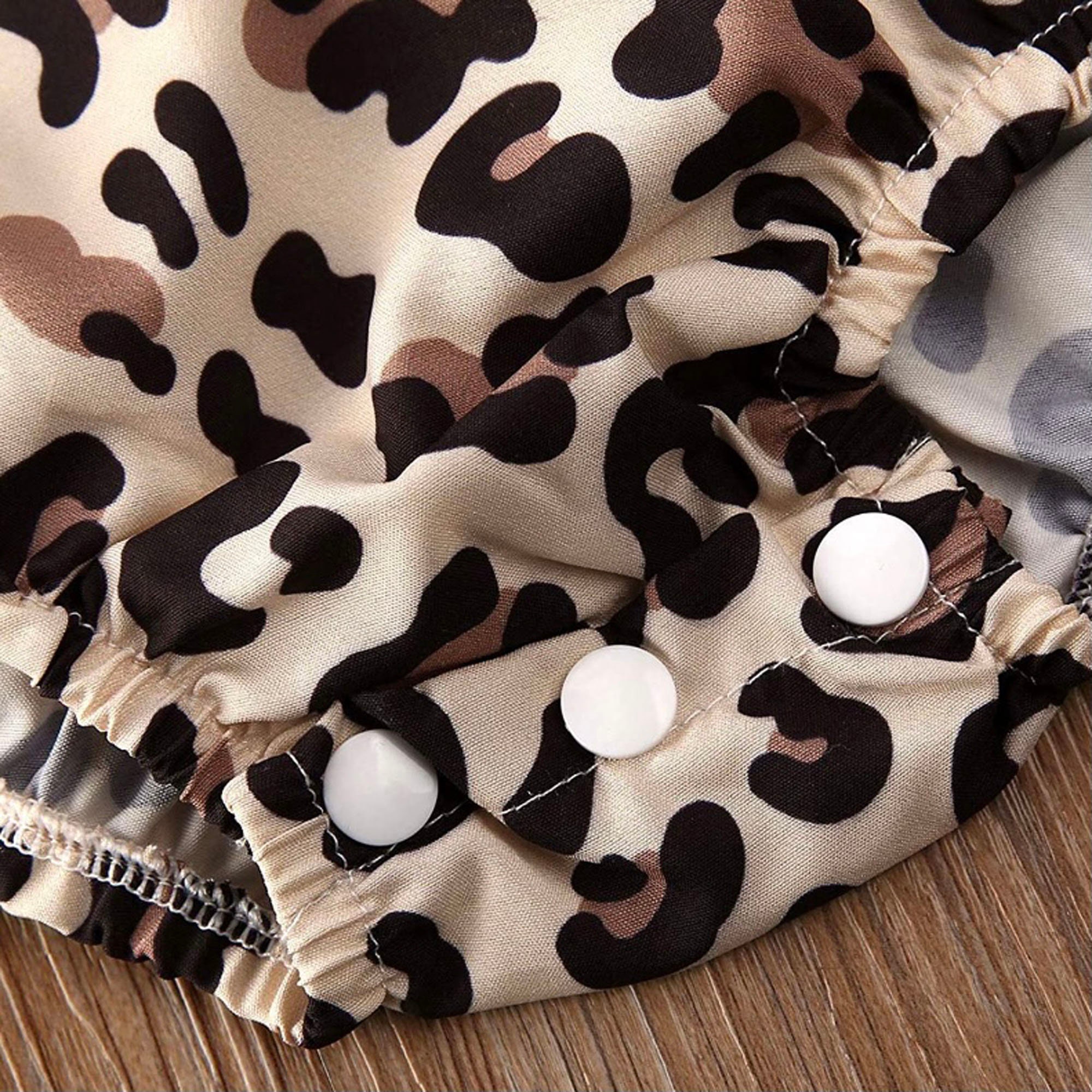 Baby Girl Leopard Animal Print Clothes Personalized Wild One - Etsy
