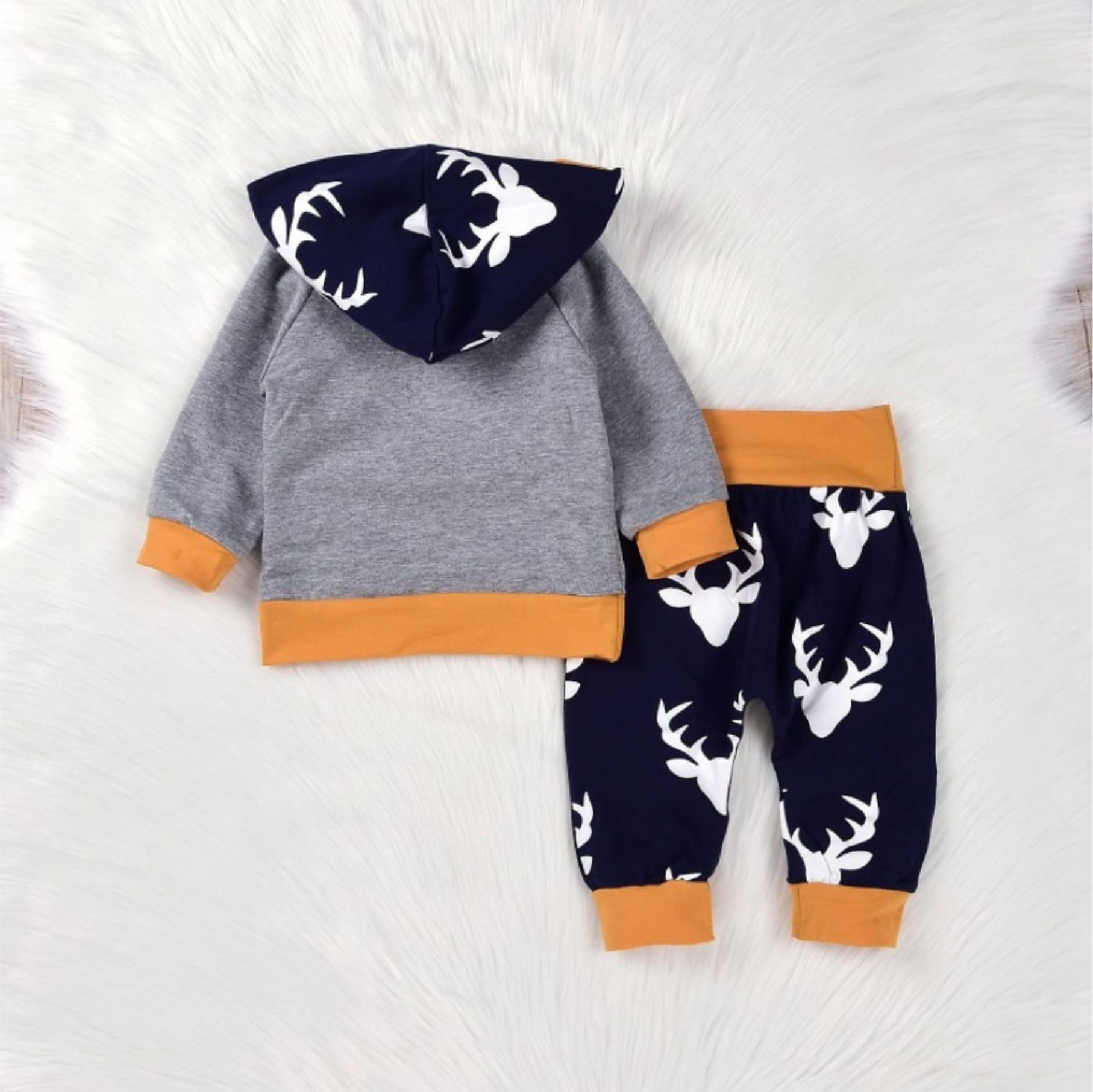 Baby Boy Fall Sweater Clothes Set Personalized Christmas Etsy