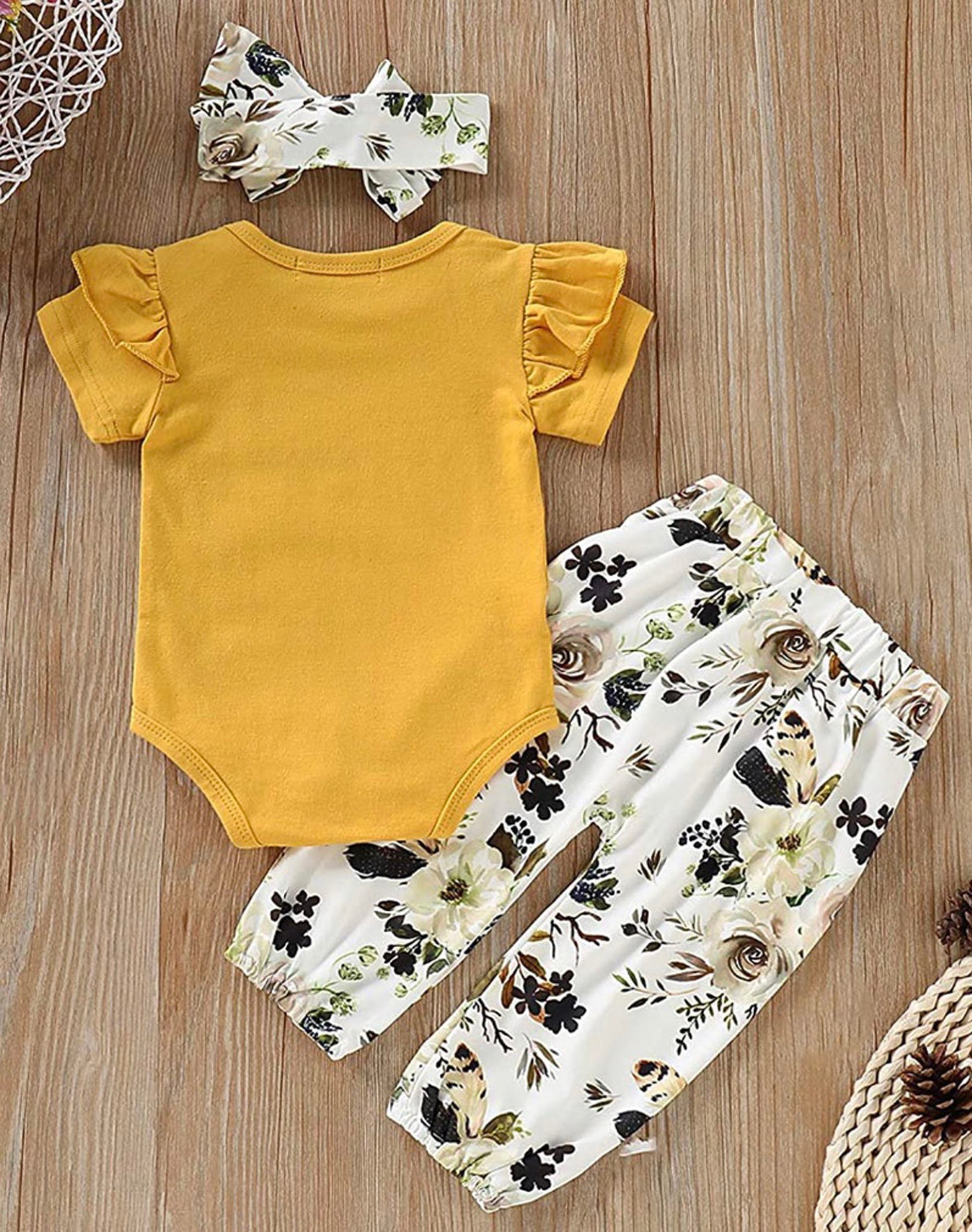 Baby Girl Fall Outfit Personalized Name Gift Newborn Onesie | Etsy
