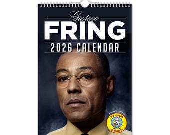 Gustavo Fring - 2026 Wall Calendar // Christmas / Birthday / Gift Idea / Present / Novelty / Humour / Secret Santa