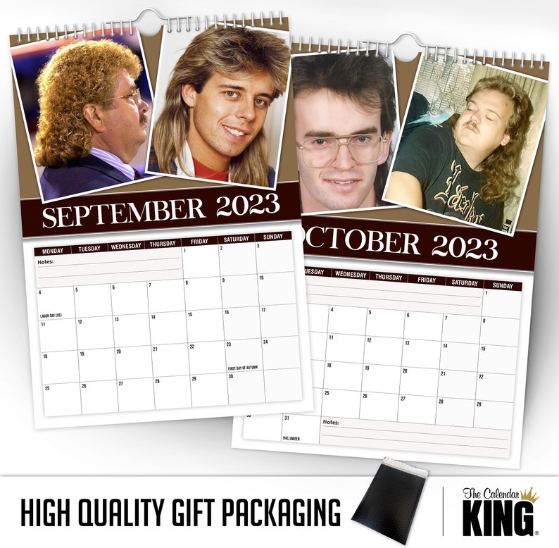 world-s-greatest-mullets-2023-wall-calendar-funny-etsy