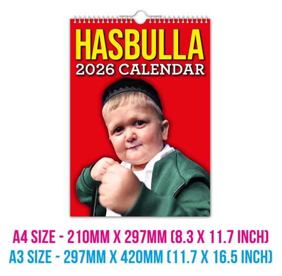 The Calendar King - Kim Jong-Fun - 2026 Wall Calendar - Funny/Quirky - View #7