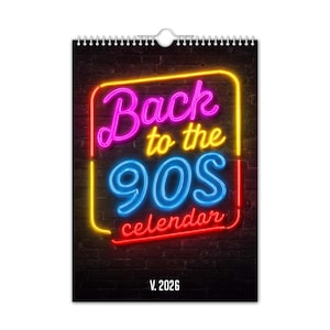 90s Wall Calendar - Etsy