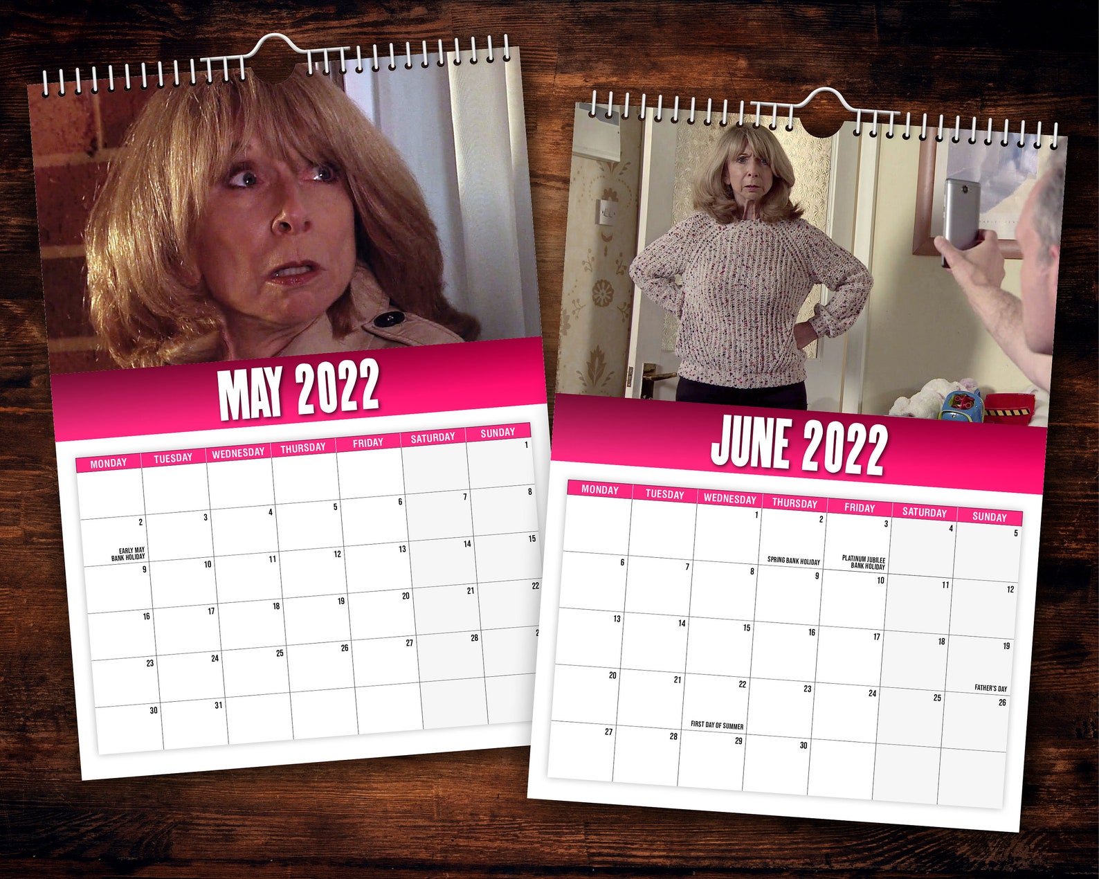 Gail Platt 2022 Wall Calendar // Funny / Quirky / Christmas Etsy
