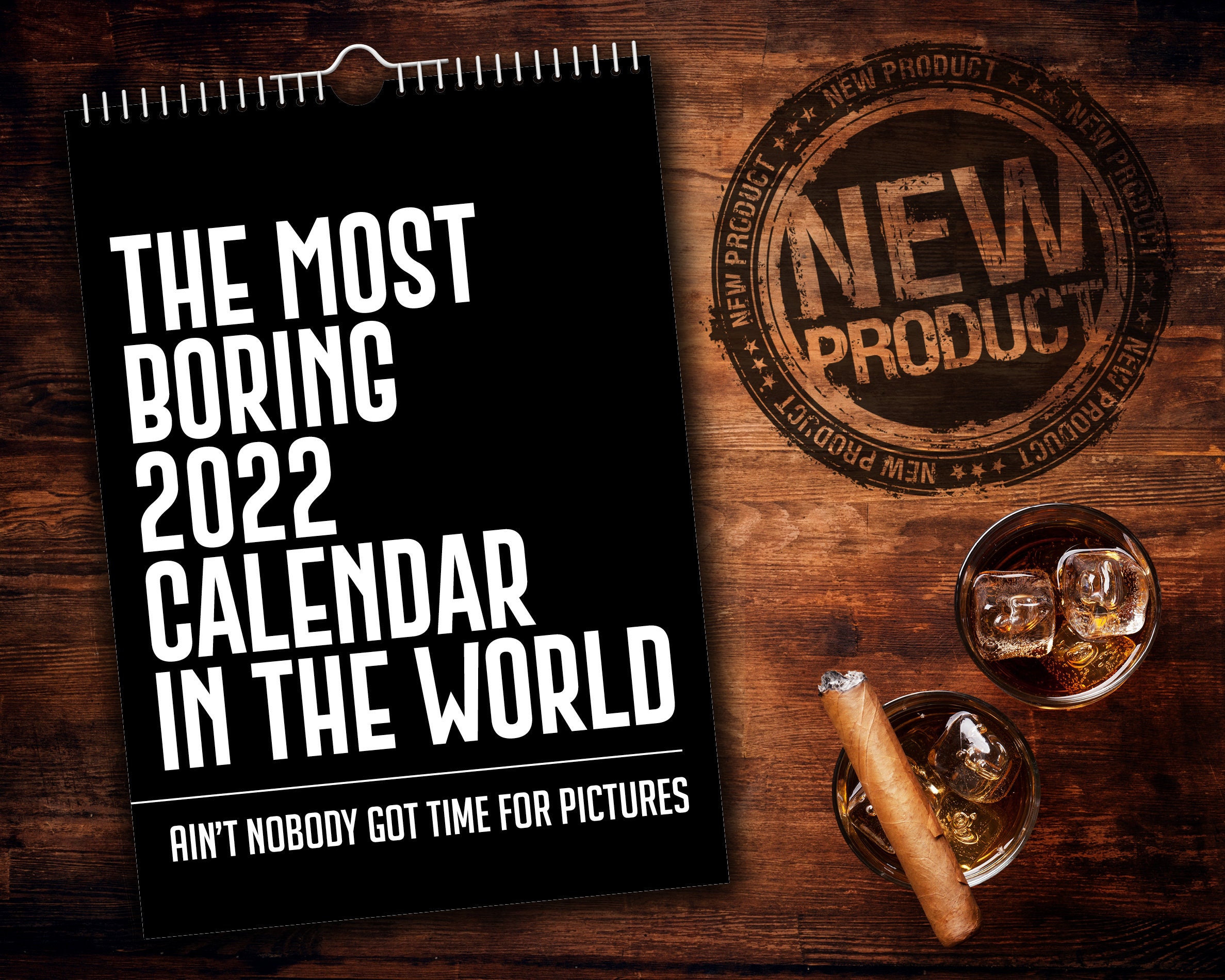 The Most Boring 2022 Calendar In The World 2022 Wall | Etsy
