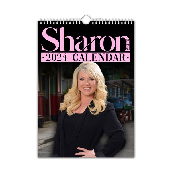 Sharon Watts - 2024 Wall Calendar // Funny / Quirky / Christmas / Birthday / Gift Idea / Present / Novelty / Humour / Secret Santa