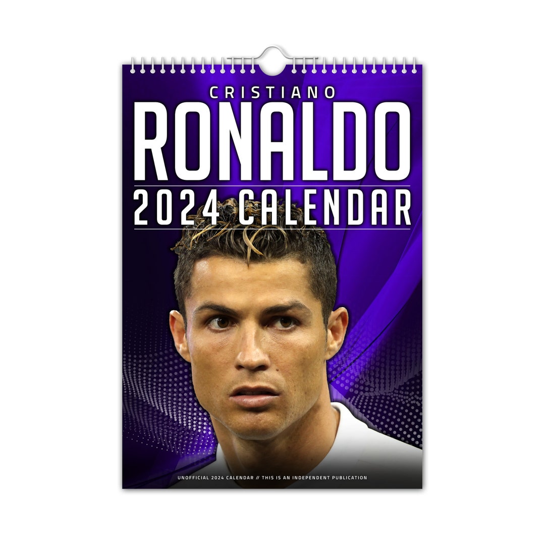 Cristiano Ronaldo 2024 Wall Calendar // Christmas / Birthday / Gift