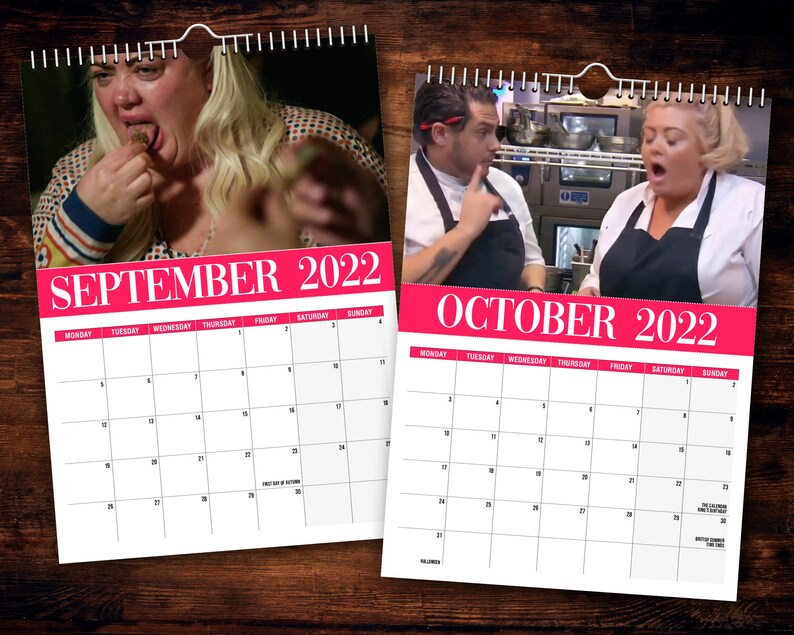 Gemma Collins 2022 Wall Calendar // Funny / Quirky / Etsy