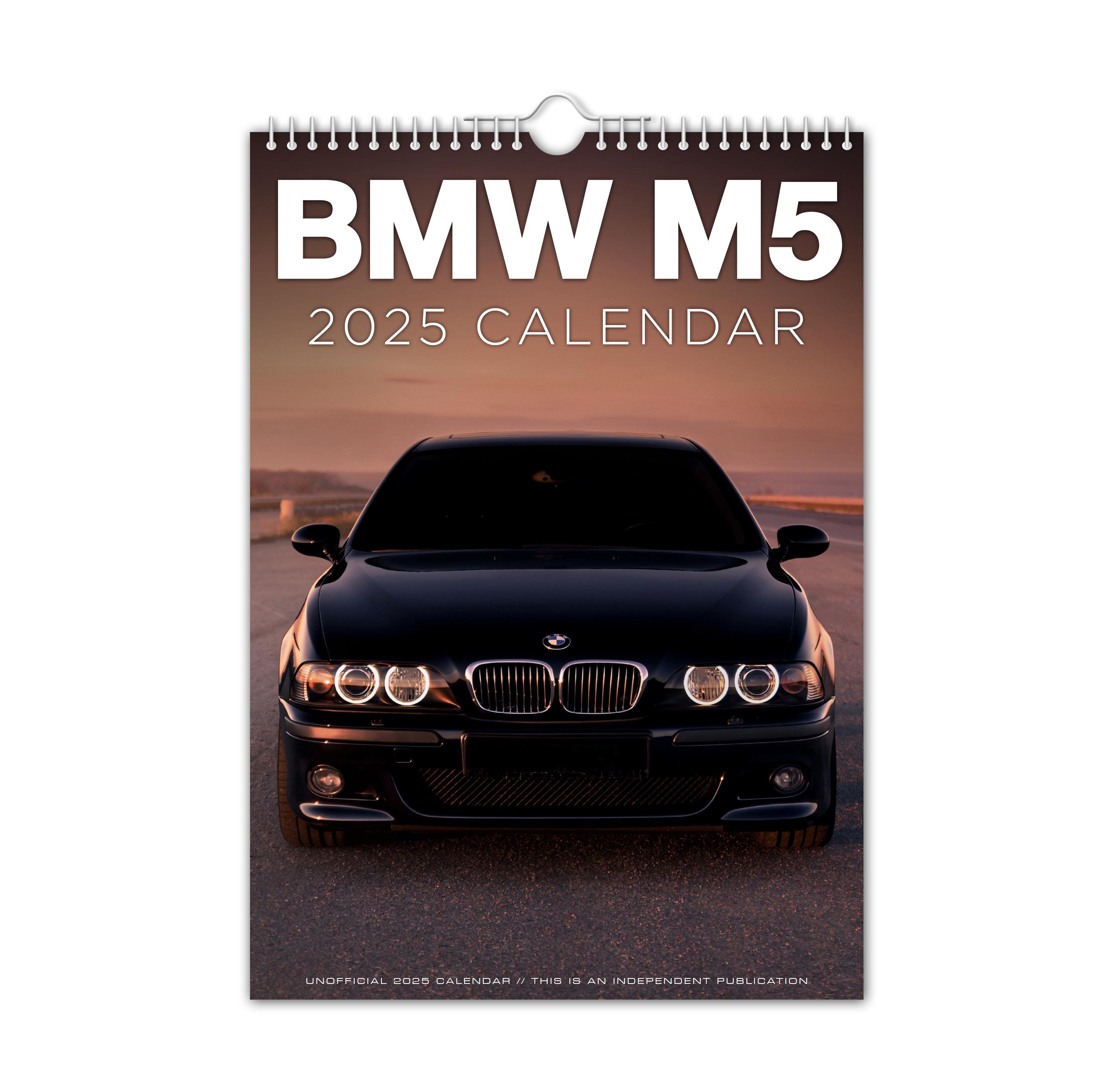BMW M5 - 2025 Wall Calendar // Cars / Motoring / Nostalgic BMW M5 - 2025 Wall Calendar // Cars / Motoring / Nostalgic