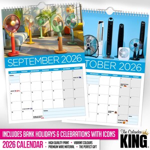 Only Fans - 2026 Wall Calendar // Funny / Quirky / Christmas / Birthday