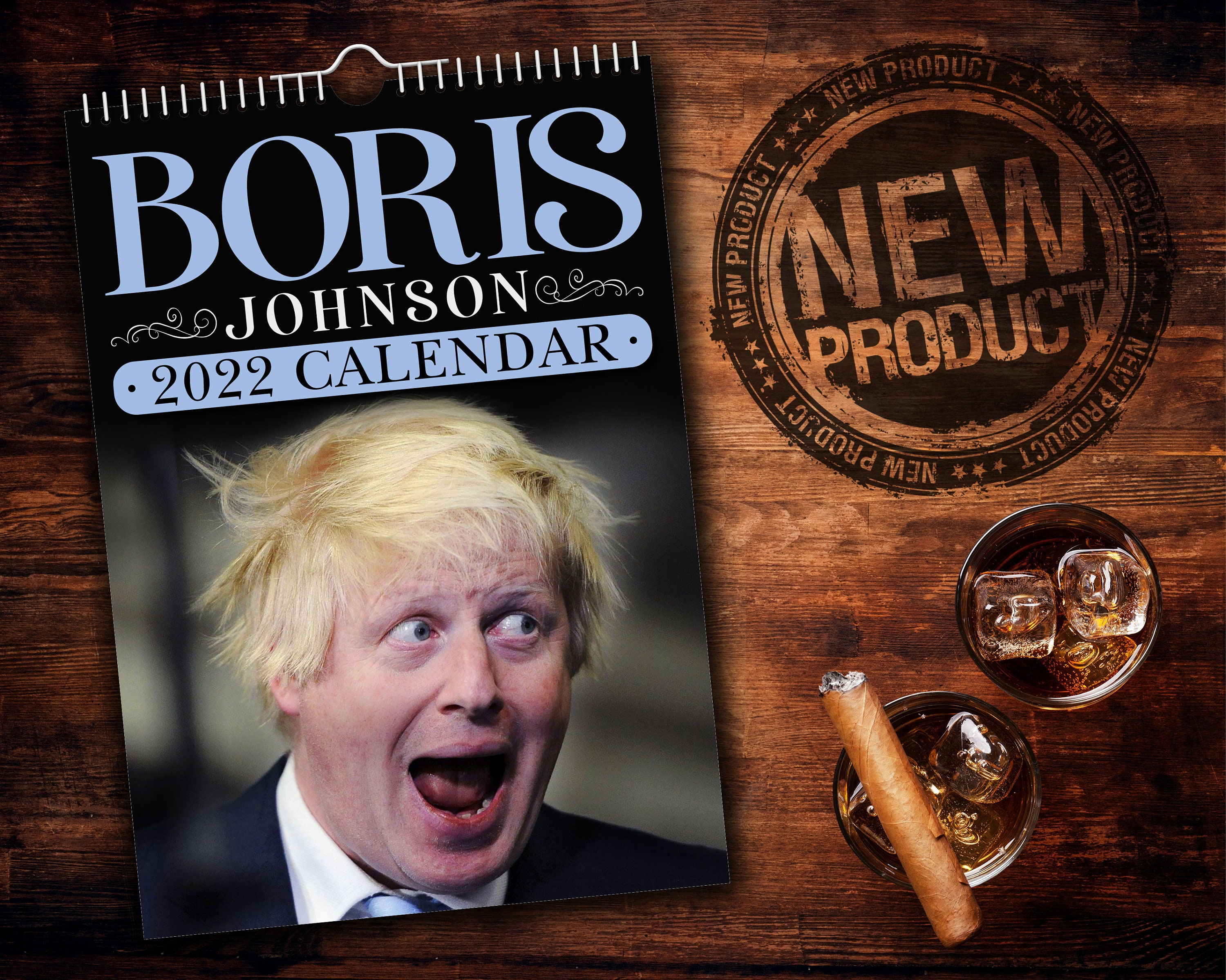 Boris Johnson 2022 Wall Calendar // Funny / Quirky / Etsy UK