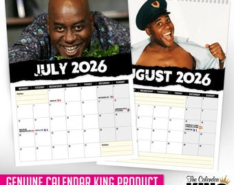 The Calendar King // Here’s Ainsley – 2025 Wall Calendar (Full Colour - View #4
