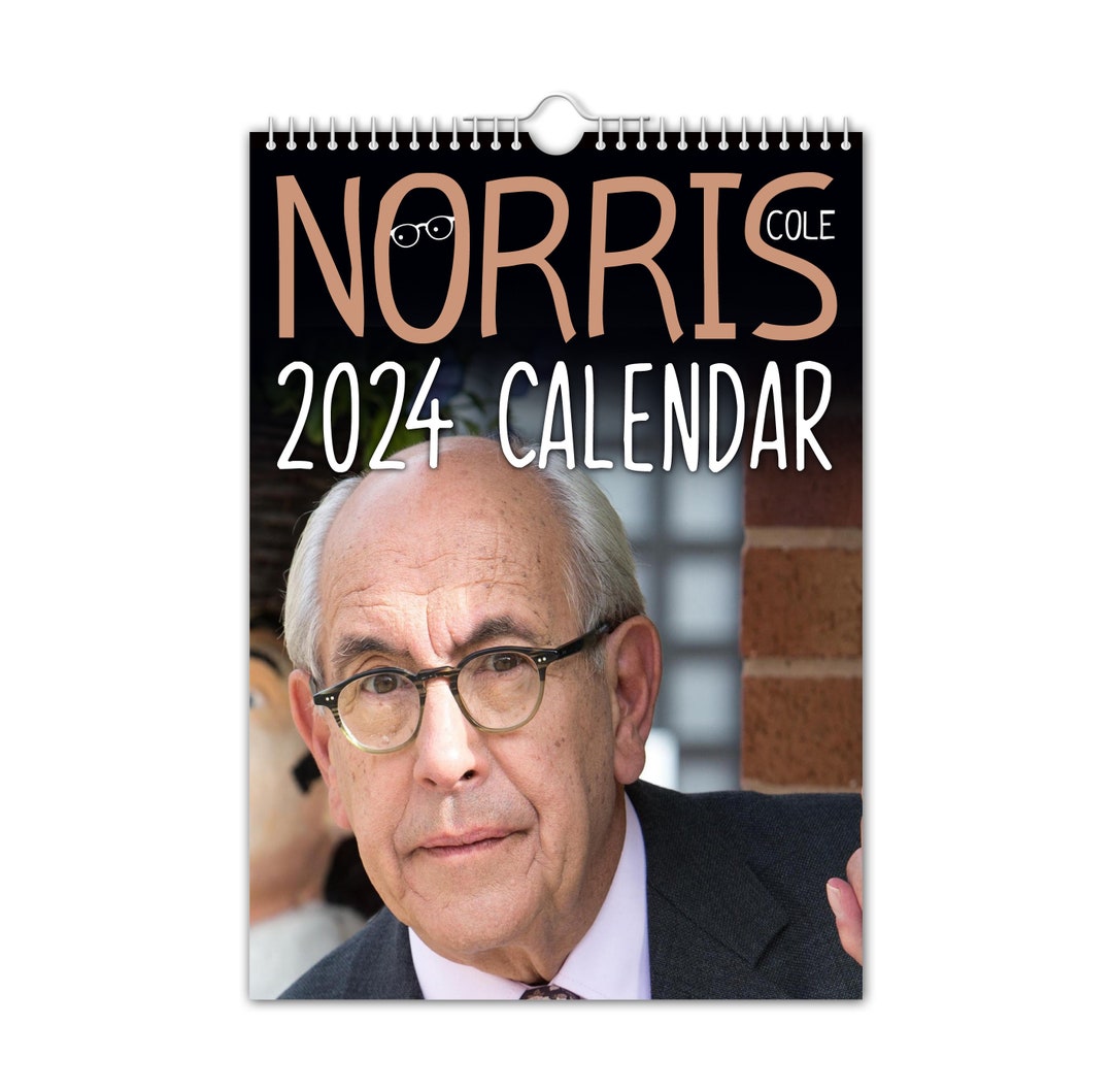 Norris Cole 2024 Wall Calendar // Funny / Quirky / Christmas / Birthday