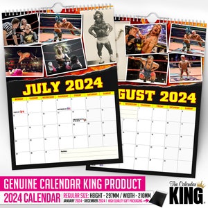 Miniature Wrestling 2024 Wall Calendar // Funny / Quirky / Christmas / Birthday / Gift Idea / Present / Novelty / Humour / Secret Santa image 5