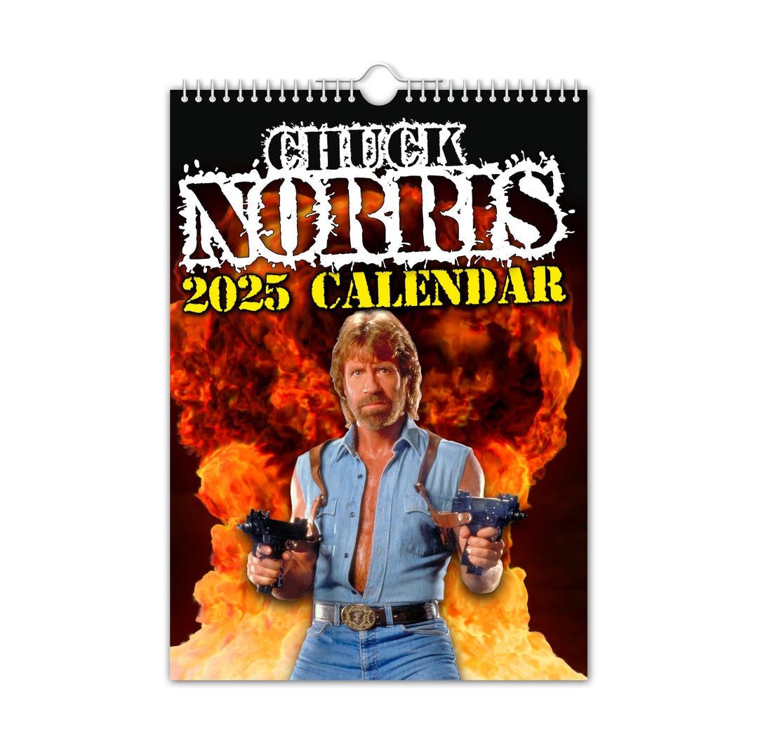Buy Chuck Norris 2025 Wall Calendar // Funny Quirky Christmas  Birthday Gift Idea Present Novelty Humour Secret Santa Online in  India