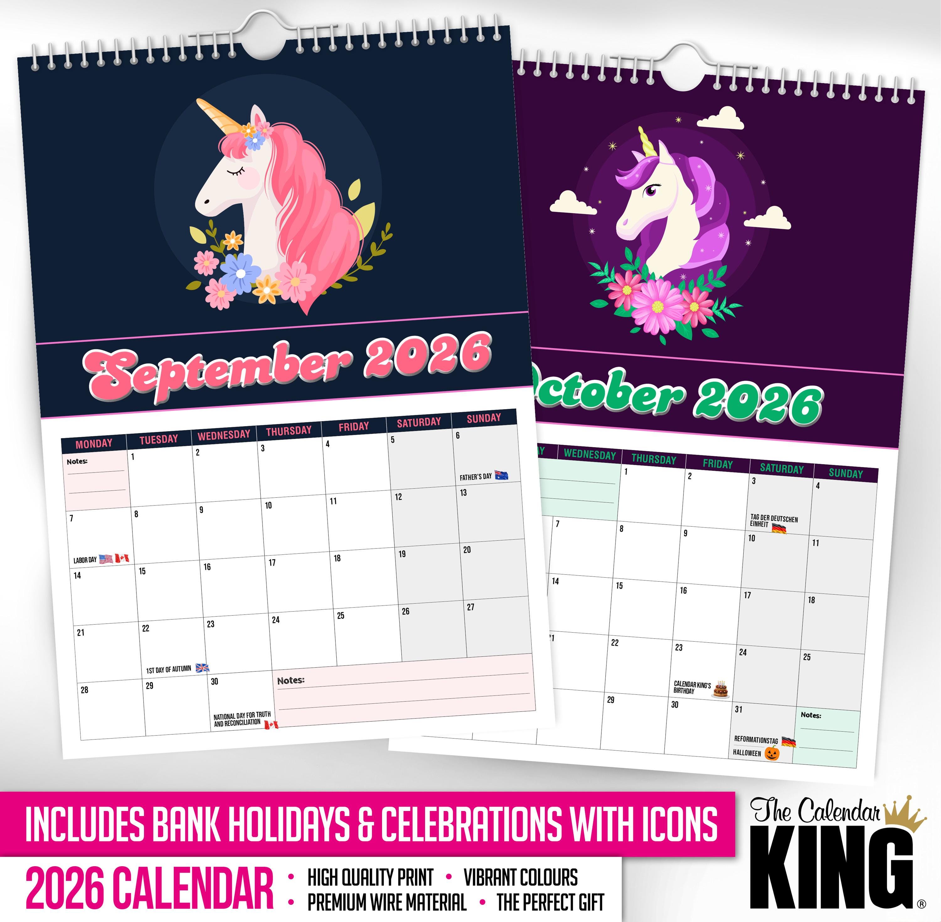 Charmofun Calendrier de l'Avent licorne Fille 2025, Calendrier de Noël