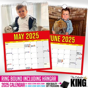 The Calendar King // Snoop Dog The Bounty Hunter A4 Full Colour Wall