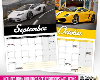Lamborghini - 2025 Wall Calendar // Cars / Motoring