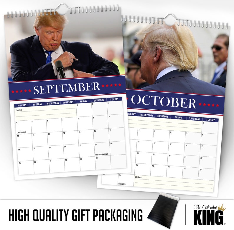 Donald Trump 2023 Wall Calendar // Funny / Quirky / - Etsy