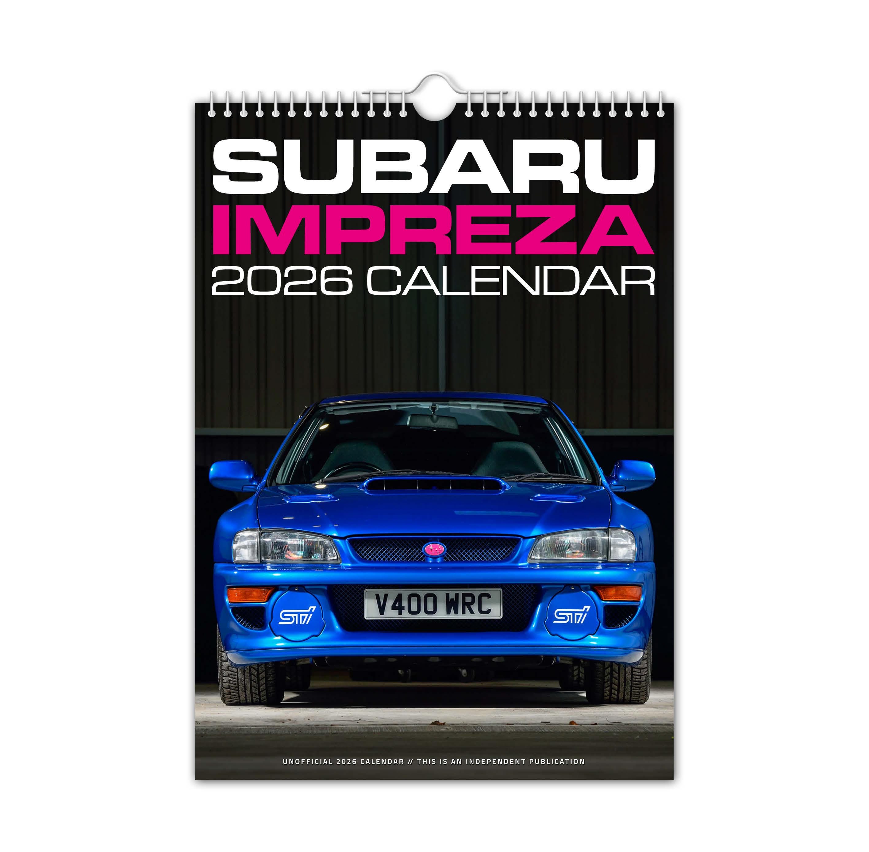 スクービー - 2026年壁掛けカレンダー // 車 / モーター