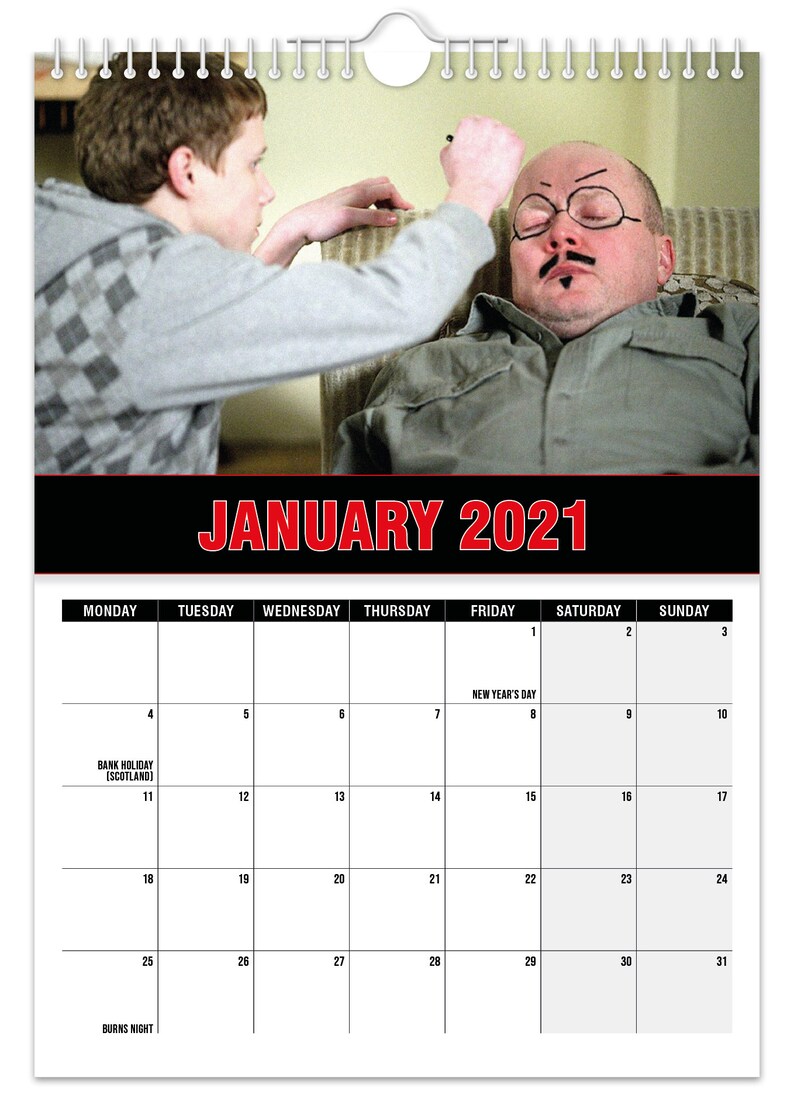 Phil Mitchell 2021 Wall Calendar // Funny / Quirky / Etsy