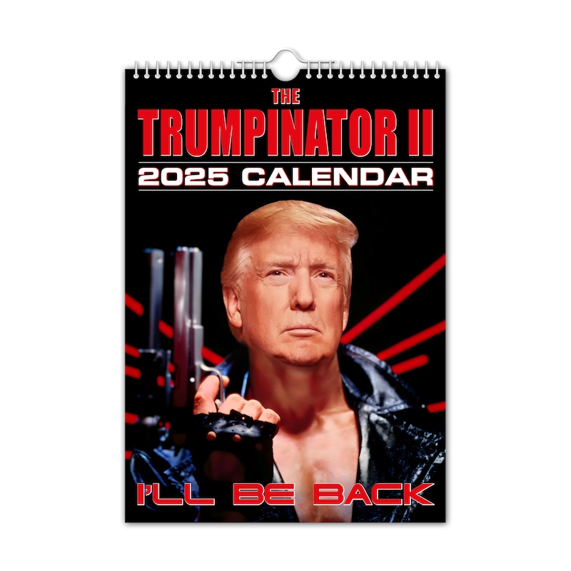 Donald Trump 2025 Wall Calendar Etsy