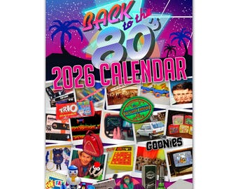 Back to the 80's - 2026 Wall Calendar - Nostalgic / Quirky