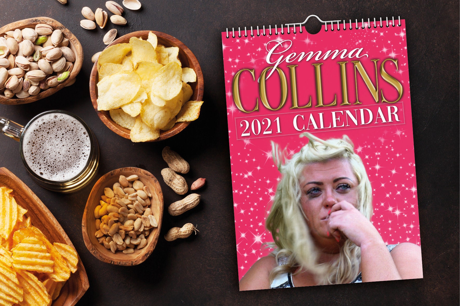 gemma collins 2021 wall calendar funny quirky etsy