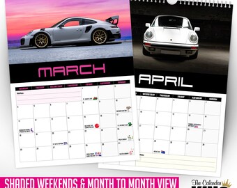 Porsche 911 2024 Wall Calendar unofficial // Cars / Motoring / Christmas /  Birthday / Gift Idea / Present / Novelty / Humour - Etsy