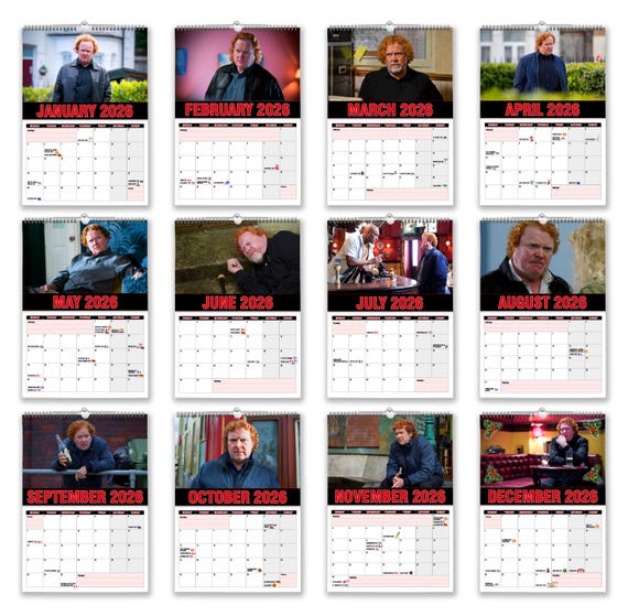 The Calendar King // Here’s Ainsley – 2025 Wall Calendar (Full Colour - View #6