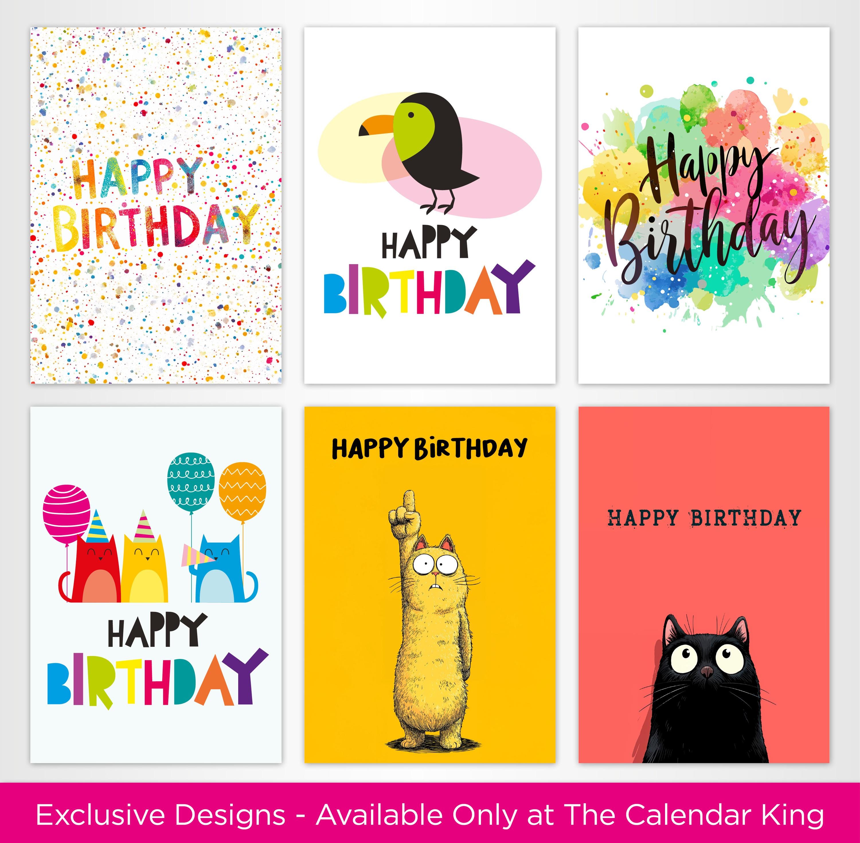 Assorted Cards - Set of 20 Assorted Greetings Cards With Envelopes ...