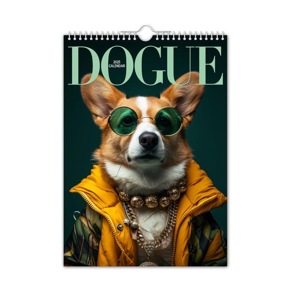 2025 Dogs Calendar Etsy UK