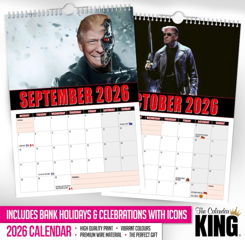 The Trumpinator - 2026 Wall Calendar // Funny / Quirky / Christmas ...