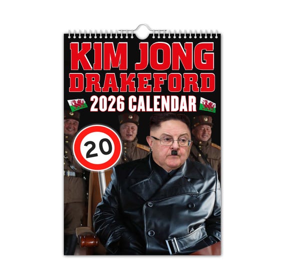 The Calendar King - Kim Jong-Fun - 2026 Wall Calendar - Funny/Quirky - View #8