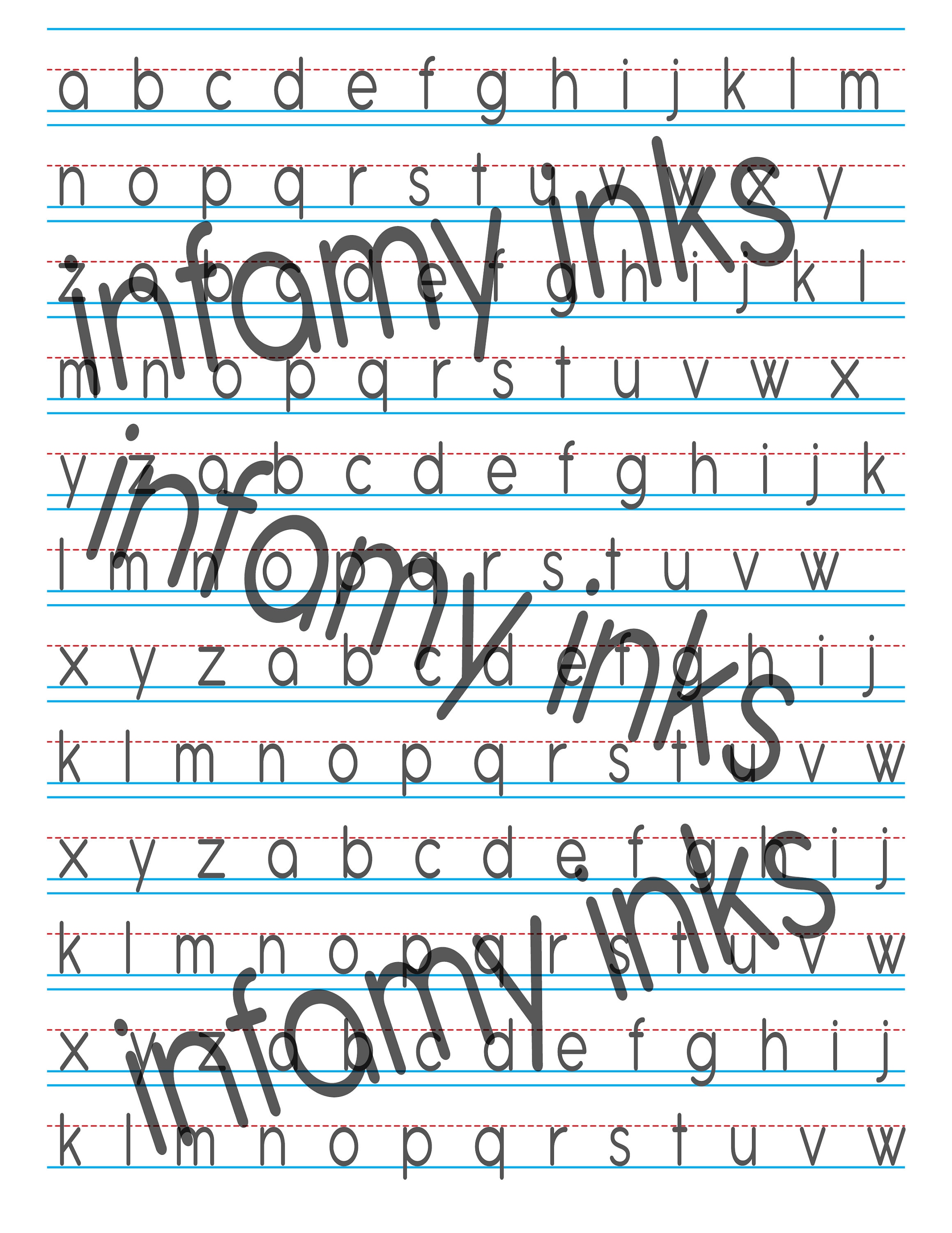 ABC & READ Printable Paper - Etsy
