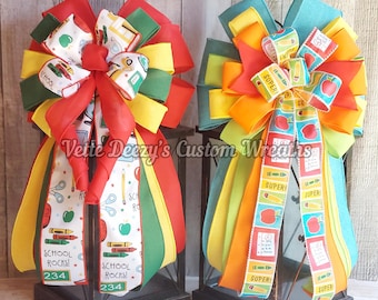 Back to School Decorative Bow, Teacher Door & Classroom Décor