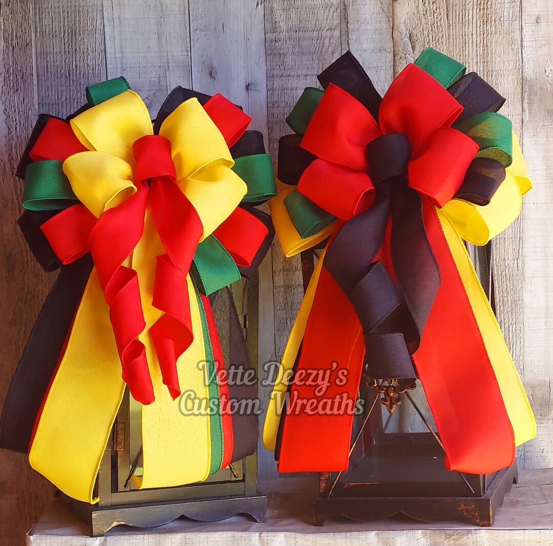 Black History Month Bow, Black History Decor, BHM, Bow