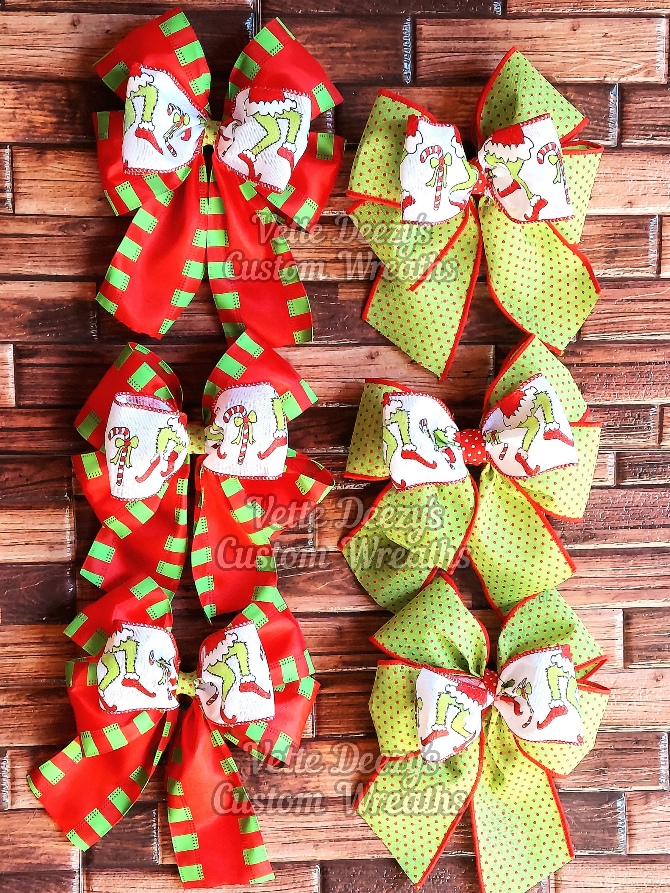 Grinch Tree Bow 