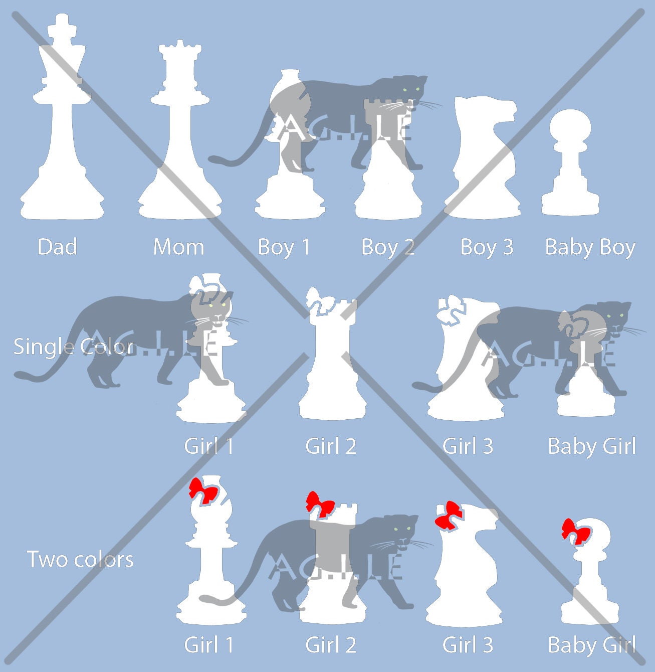 Chess Car Sticker Chess Family Car Decal: Vinyl Sticker for Car, Laptop, Wall - Etsy